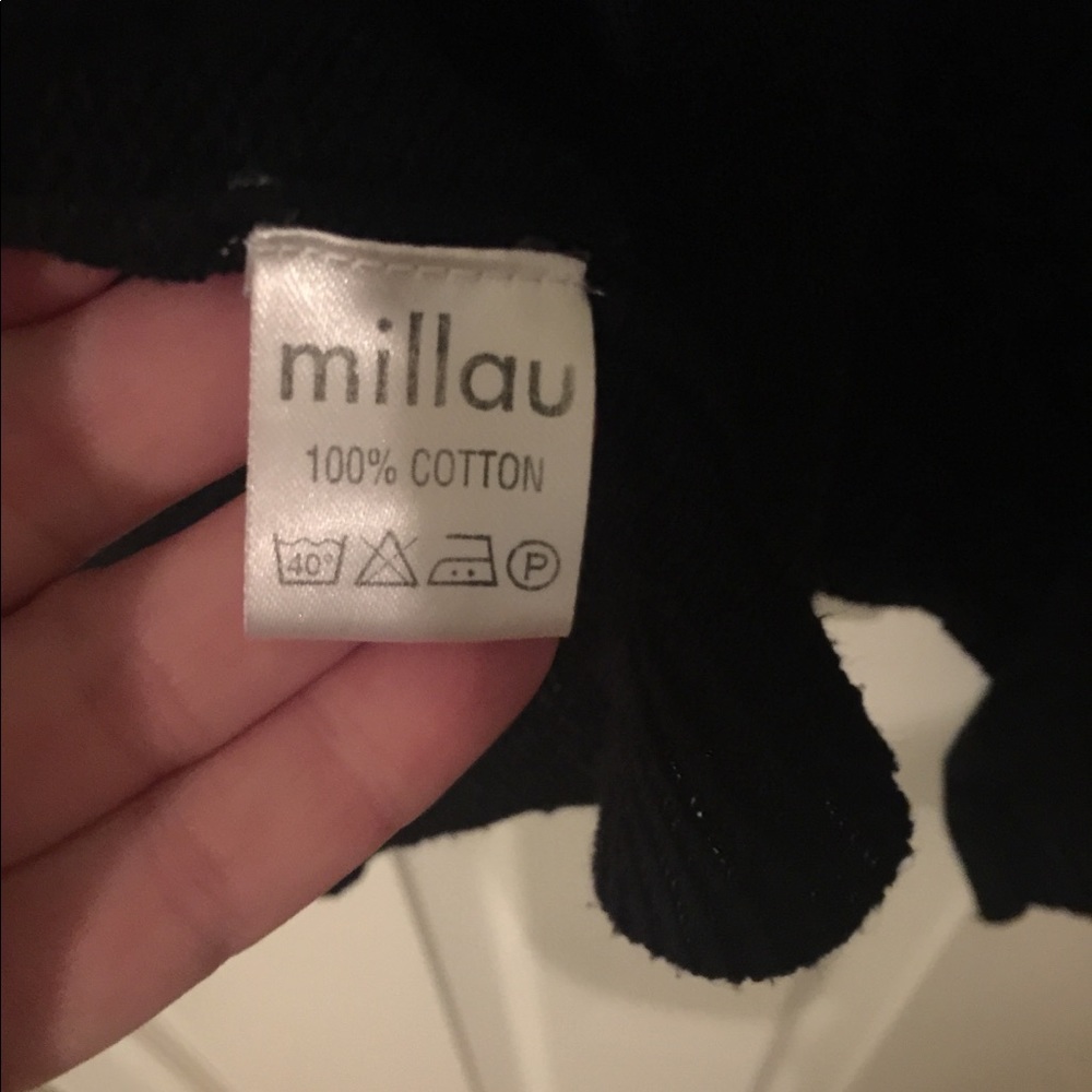 Millau Black Split Back Knit Sweater - image 6